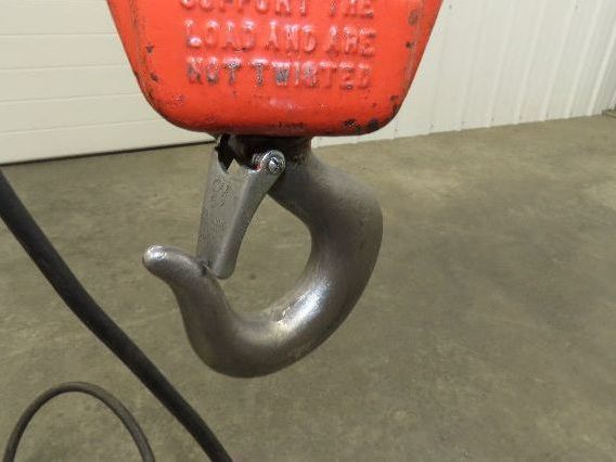 CM Lodestar RRT2 3 Ton Electric Chain Hoist 13' Lift 11/3.5FPM 635 Power Trolley