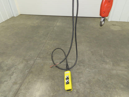 CM Lodestar RRT2 3 Ton Electric Chain Hoist 13' Lift 11/3.5FPM 635 Power Trolley