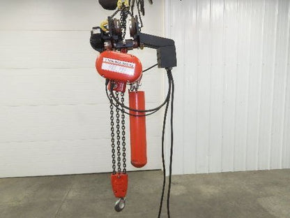 CM Lodestar RRT2 3 Ton Electric Chain Hoist 13' Lift 11/3.5FPM 635 Power Trolley