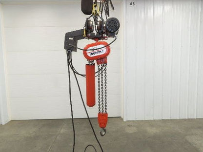 CM Lodestar RRT2 3 Ton Electric Chain Hoist 13' Lift 11/3.5FPM 635 Power Trolley