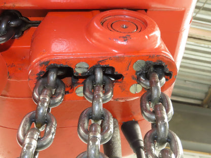 CM Lodestar RRT2 3 Ton Electric Chain Hoist 13' Lift 11/3.5FPM 635 Power Trolley