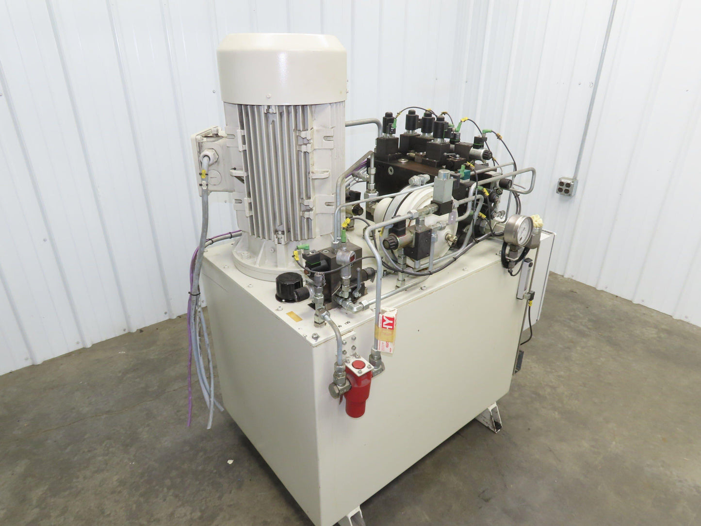 Voith IPC 5-50 101 2-Pump Hydraulic Power Unit 100 Gal 20 GPM 3000 PSI 40Hp 480V