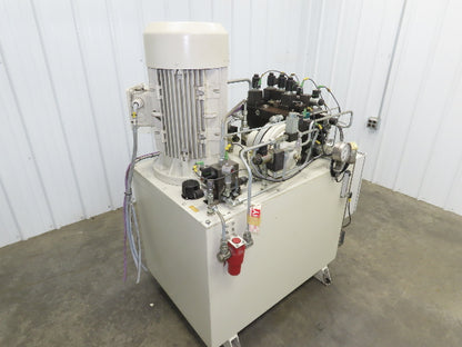 Voith IPC 5-50 101 2-Pump Hydraulic Power Unit 100 Gal 20 GPM 3000 PSI 40Hp 480V