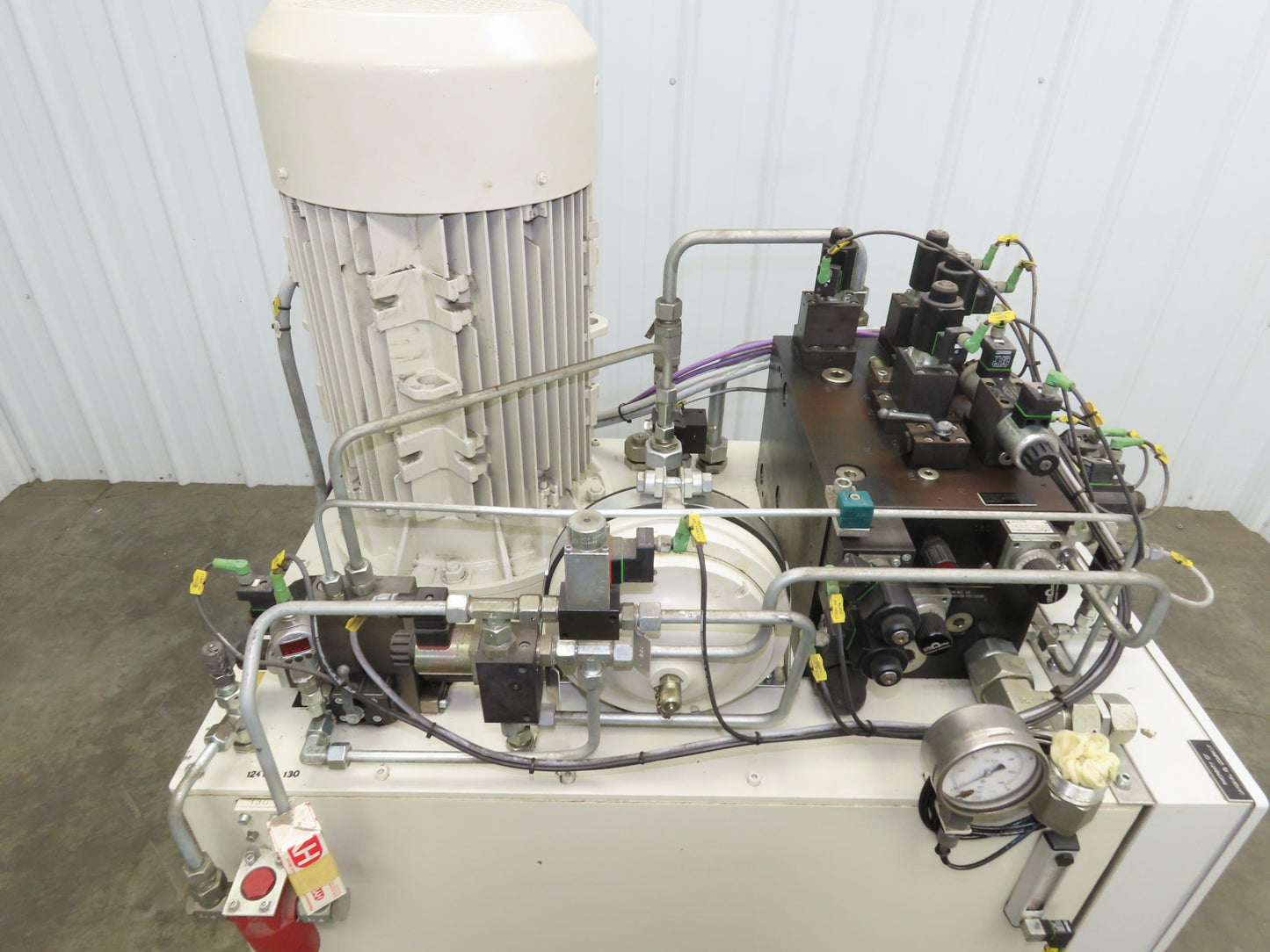 Voith IPC 5-50 101 2-Pump Hydraulic Power Unit 100 Gal 20 GPM 3000 PSI 40Hp 480V