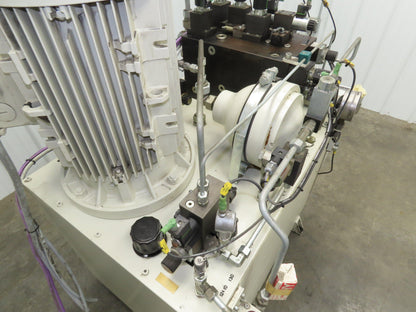 Voith IPC 5-50 101 2-Pump Hydraulic Power Unit 100 Gal 20 GPM 3000 PSI 40Hp 480V