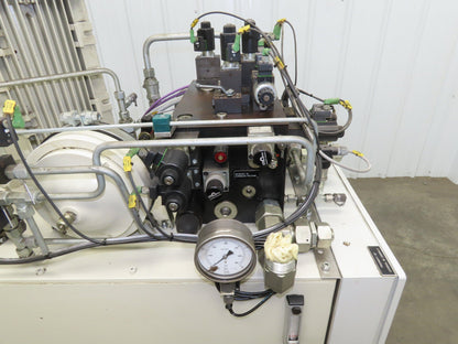 Voith IPC 5-50 101 2-Pump Hydraulic Power Unit 100 Gal 20 GPM 3000 PSI 40Hp 480V