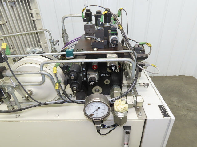 Voith IPC 5-50 101 2-Pump Hydraulic Power Unit 100 Gal 20 GPM 3000 PSI 40Hp 480V