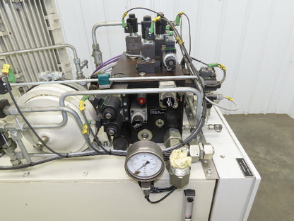 Voith IPC 5-50 101 2-Pump Hydraulic Power Unit 100 Gal 20 GPM 3000 PSI 40Hp 480V