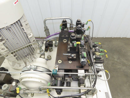 Voith IPC 5-50 101 2-Pump Hydraulic Power Unit 100 Gal 20 GPM 3000 PSI 40Hp 480V