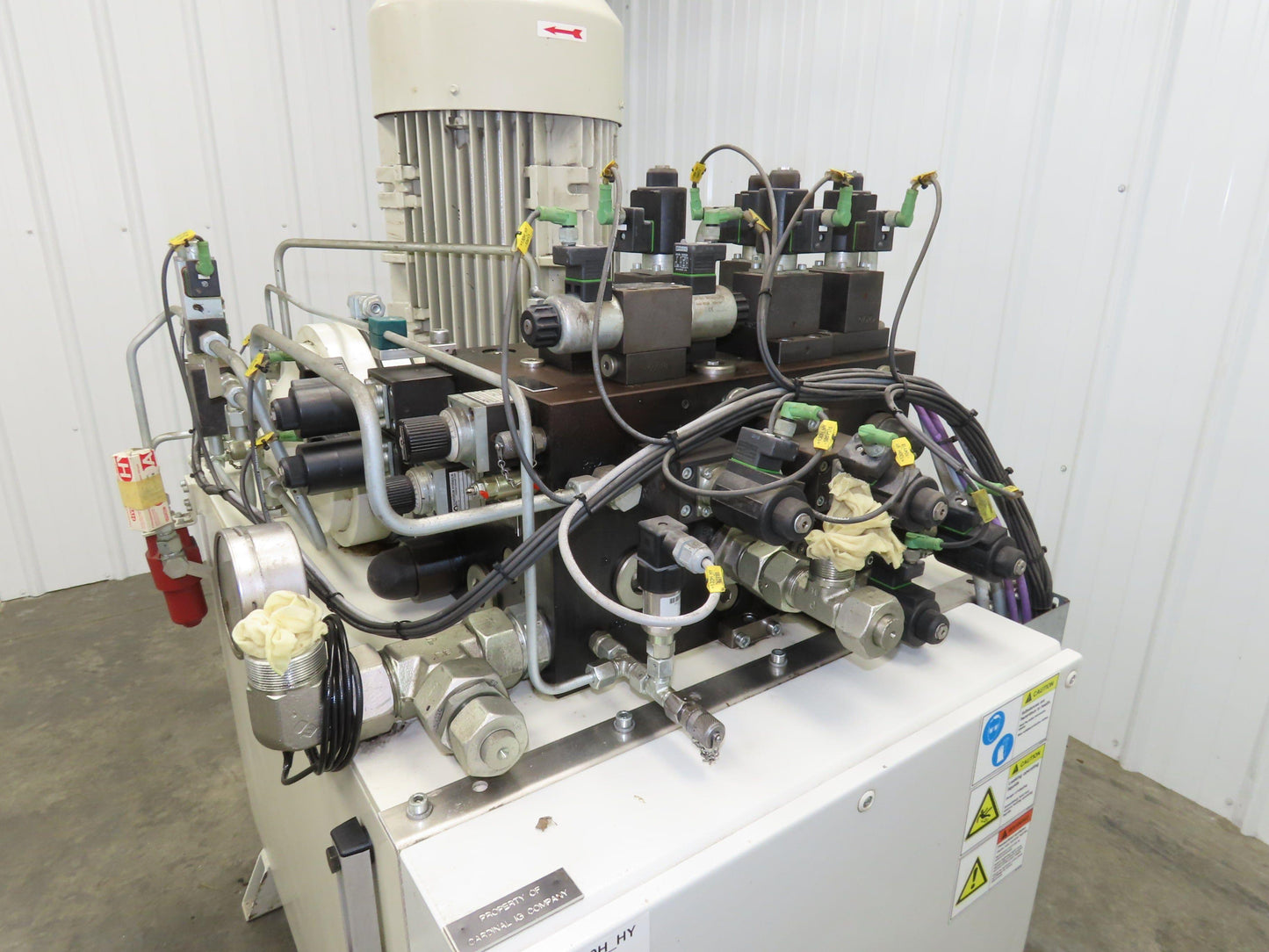 Voith IPC 5-50 101 2-Pump Hydraulic Power Unit 100 Gal 20 GPM 3000 PSI 40Hp 480V