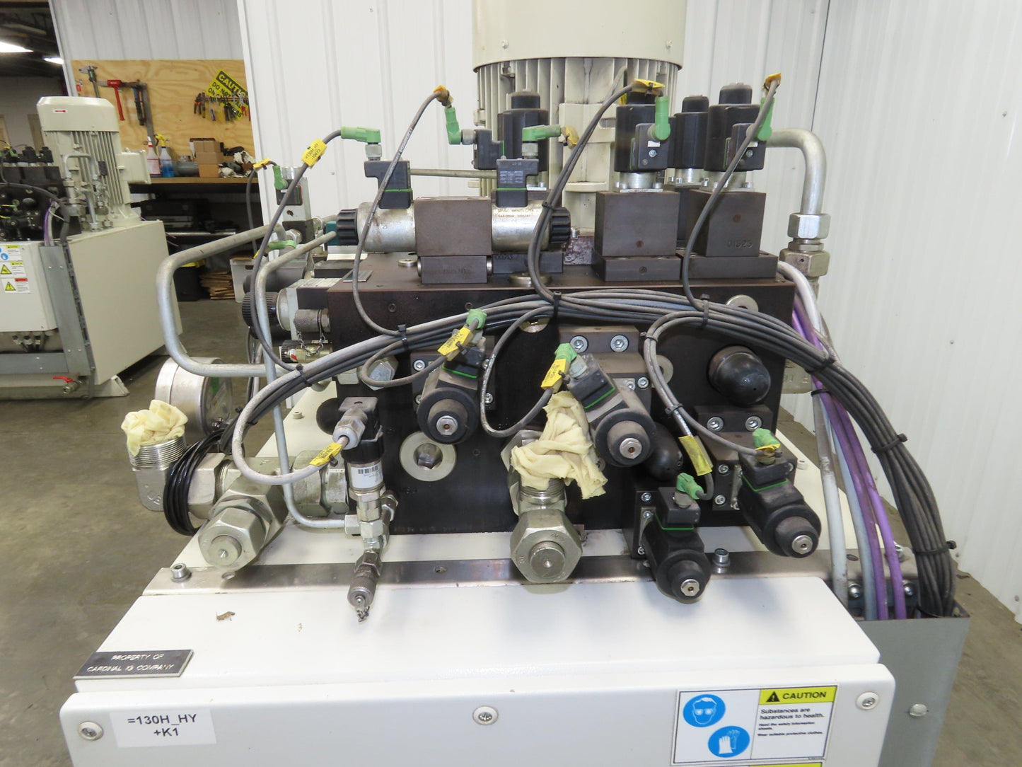 Voith IPC 5-50 101 2-Pump Hydraulic Power Unit 100 Gal 20 GPM 3000 PSI 40Hp 480V