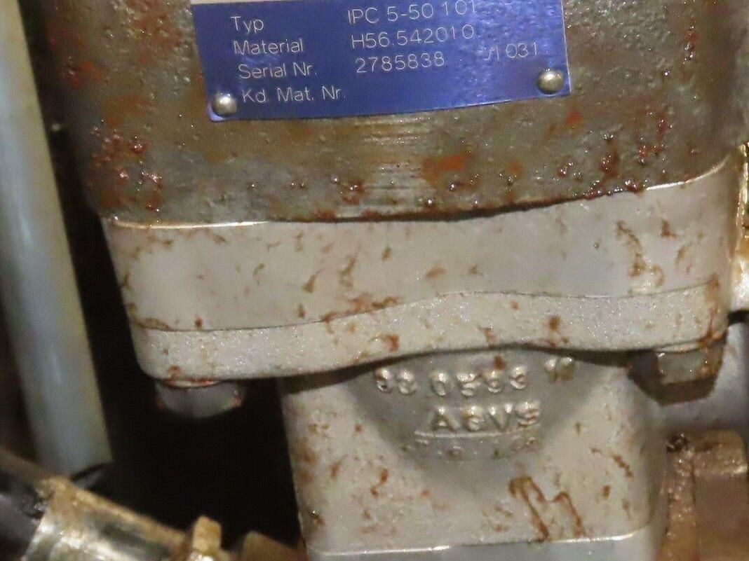 Voith IPC 5-50 101 2-Pump Hydraulic Power Unit 100 Gal 20 GPM 3000 PSI 40Hp 480V