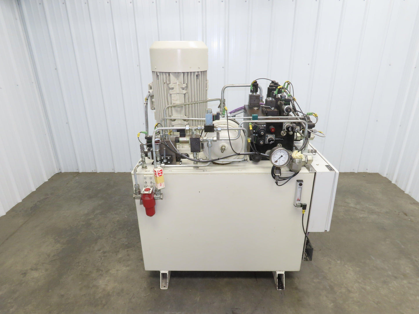 Voith IPC 5-50 101 2-Pump Hydraulic Power Unit 100 Gal 20 GPM 3000 PSI 40Hp 480V