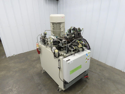 Voith IPC 5-50 101 2-Pump Hydraulic Power Unit 100 Gal 20 GPM 3000 PSI 40Hp 480V