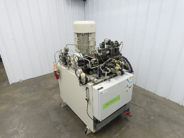 Voith IPC 5-50 101 2-Pump Hydraulic Power Unit 100 Gal 20 GPM 3000 PSI 40Hp 480V