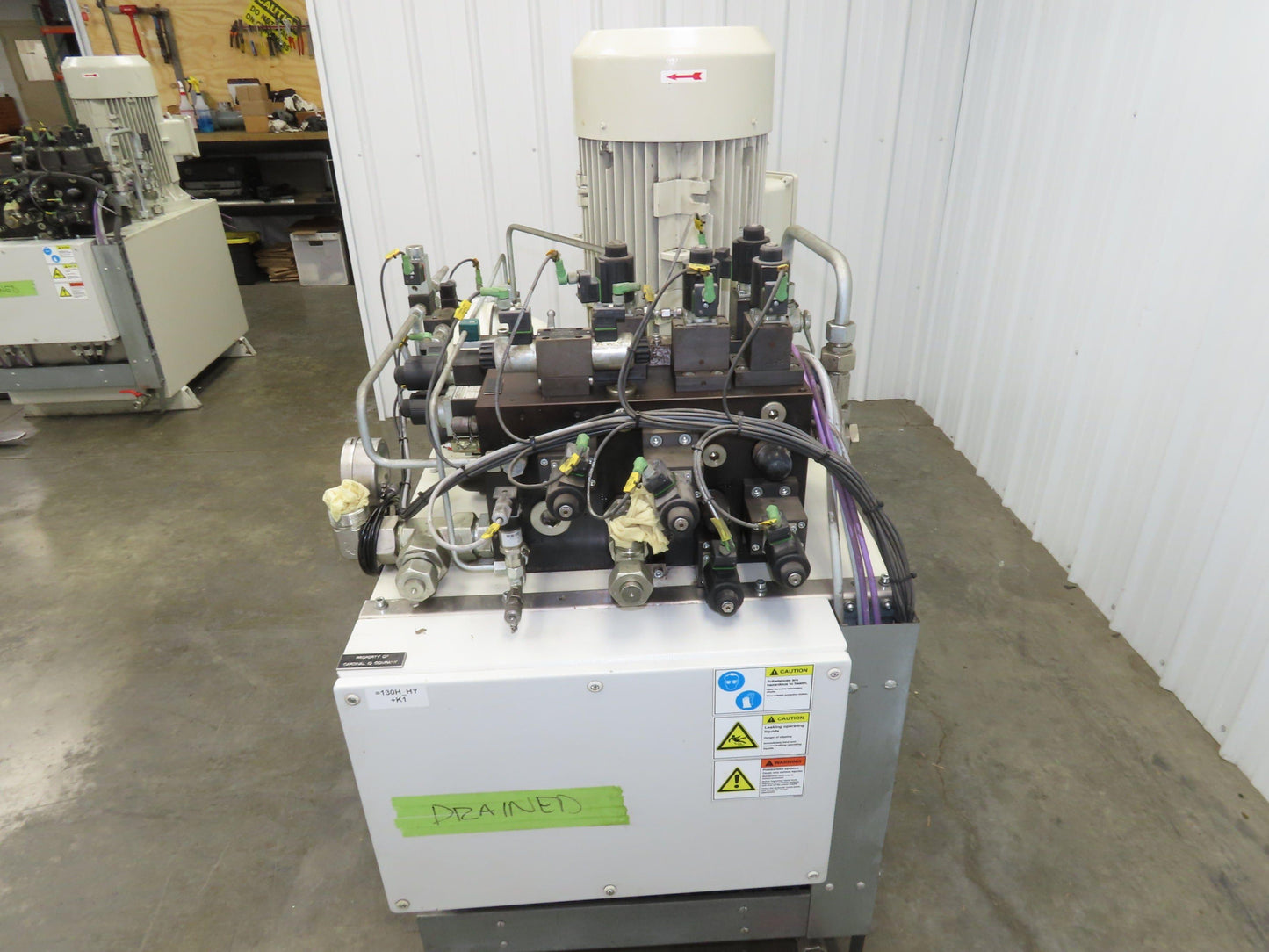 Voith IPC 5-50 101 2-Pump Hydraulic Power Unit 100 Gal 20 GPM 3000 PSI 40Hp 480V