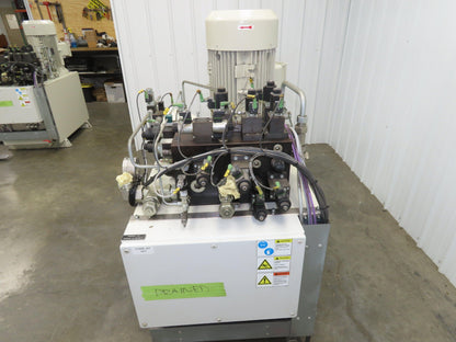 Voith IPC 5-50 101 2-Pump Hydraulic Power Unit 100 Gal 20 GPM 3000 PSI 40Hp 480V