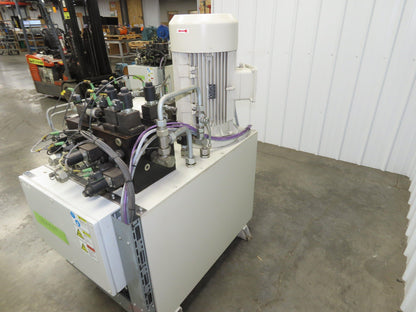 Voith IPC 5-50 101 2-Pump Hydraulic Power Unit 100 Gal 20 GPM 3000 PSI 40Hp 480V