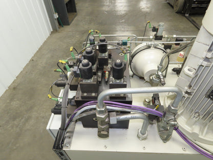 Voith IPC 5-50 101 2-Pump Hydraulic Power Unit 100 Gal 20 GPM 3000 PSI 40Hp 480V