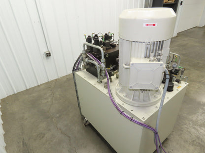 Voith IPC 5-50 101 2-Pump Hydraulic Power Unit 100 Gal 20 GPM 3000 PSI 40Hp 480V