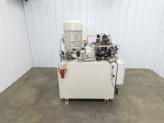 Voith IPC 5-50 101 2-Pump Hydraulic Power Unit 100 Gal 20 GPM 3000 PSI 40Hp 480V