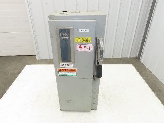 Allen Bradley 512BAB24 509BOB Combination Motor Starter Enclosure 509-B0D 10 Hp