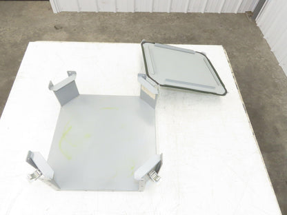 Hoffman F126LC Lay-In Wireway 12"x6" Cross Fitting Nema 12