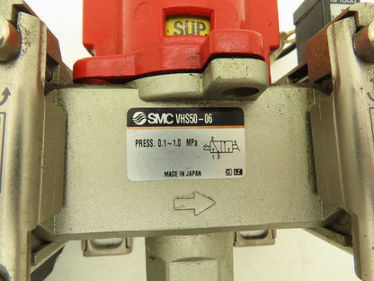 SMC Lockout Valve Regulator Dryer Assembly 3/4" NPT AF60-10D AR60-10G VHS50-06