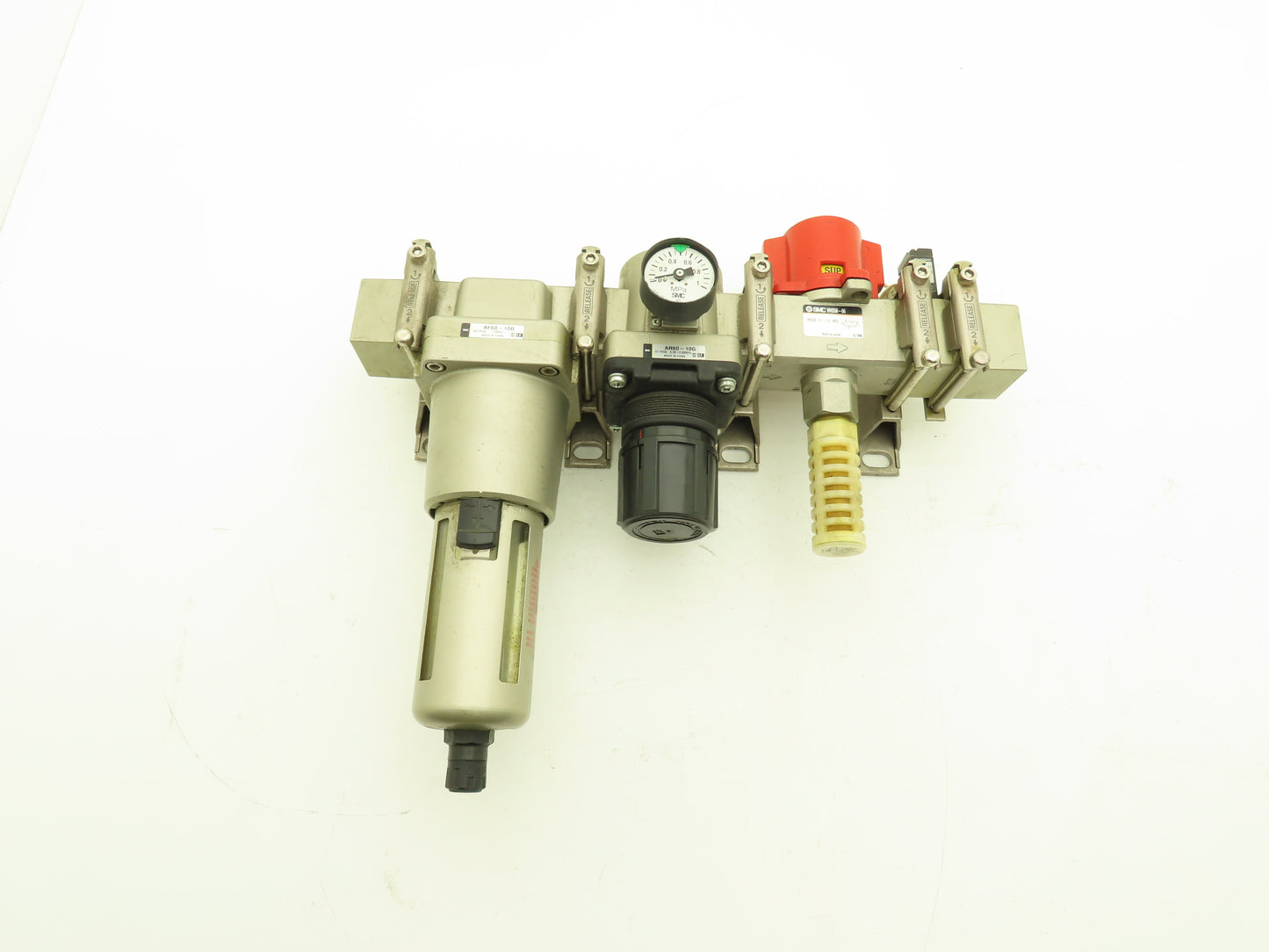 SMC Lockout Valve Regulator Dryer Assembly 3/4" NPT AF60-10D AR60-10G VHS50-06