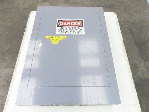 Square D NH1B I-Line Panelboard Breaker Box 100A 277/480V 3PH 4W 18 Space 100Amp