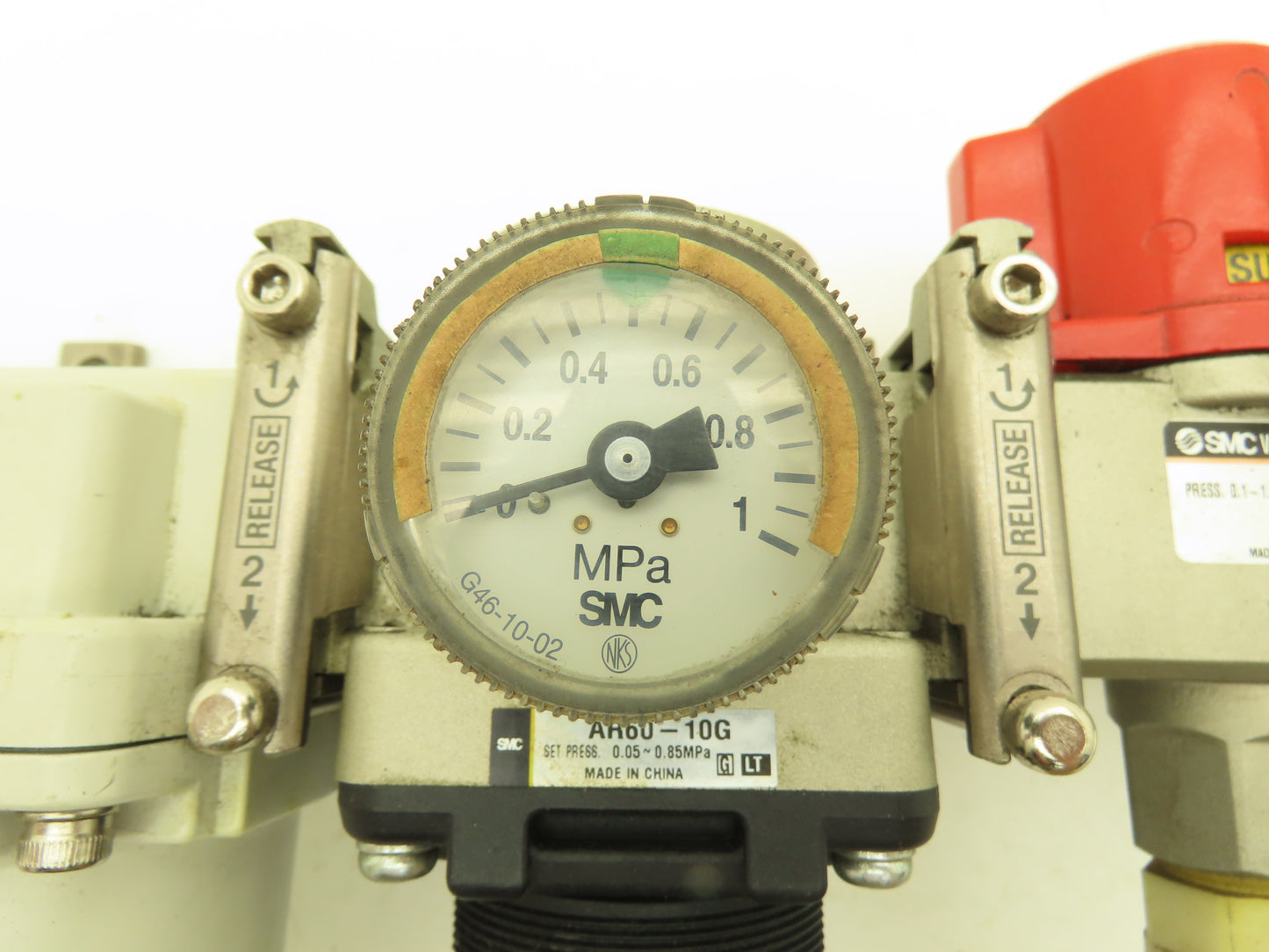 SMC Lockout Valve Regulator Dryer Assembly 3/4" NPT AF60-10-A AR60-10G VHS50-06