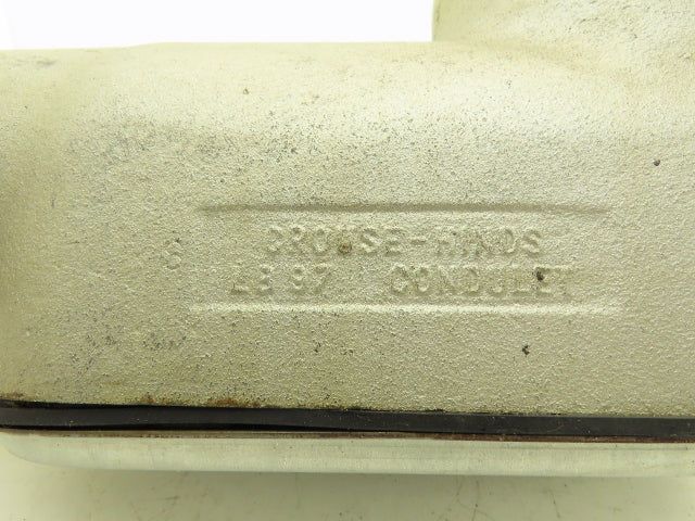 Crouse-Hinds LB-97 Condulet 3-1/2" Grayloy-Iron LB Unilet