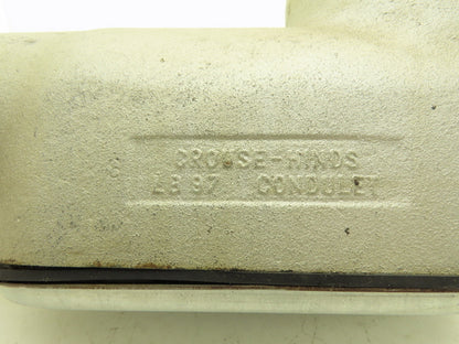 Crouse-Hinds LB-97 Condulet 3-1/2" Grayloy-Iron LB Unilet