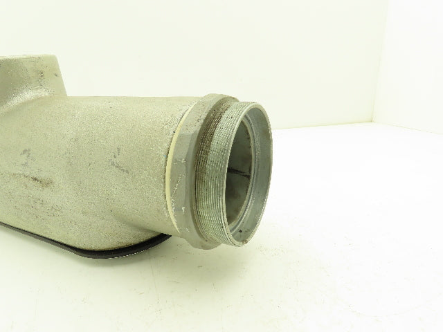 Crouse-Hinds LB-97 Condulet 3-1/2" Grayloy-Iron LB Unilet