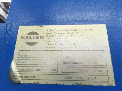 Keller Vario T 1.5 Trumpf CNC Laser Dust Collector Surface Filter 3000 CFM 3.3kW