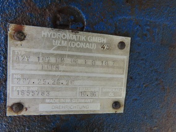 Hydromatik A2V 107 HM 0R1G10Z Hydraulic Axial Piston Pump