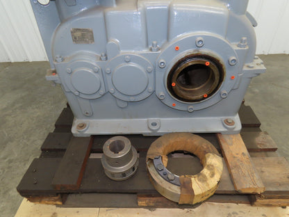 Flender KZA 225 Helical Gear Drive 85.97 Gearbox Reducer 21rpm 30Hp Hollow Shaft