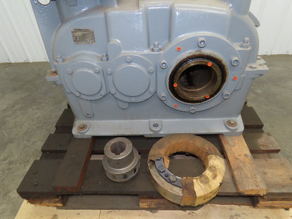 Flender KZA 225 Helical Gear Drive 85.97 Gearbox Reducer 21rpm 30Hp Hollow Shaft