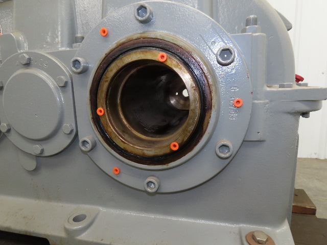 Flender KZA 225 Helical Gear Drive 85.97 Gearbox Reducer 21rpm 30Hp Hollow Shaft