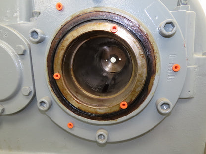 Flender KZA 225 Helical Gear Drive 85.97 Gearbox Reducer 21rpm 30Hp Hollow Shaft