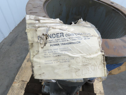 Flender KZA 225 Helical Gear Drive 85.97 Gearbox Reducer 21rpm 30Hp Hollow Shaft