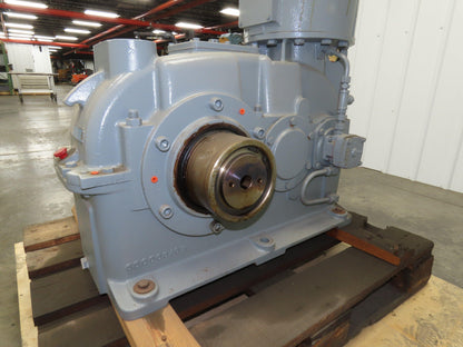 Flender KZA 225 Helical Gear Drive 85.97 Gearbox Reducer 21rpm 30Hp Hollow Shaft