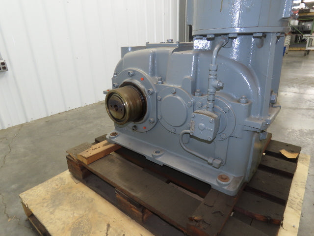 Flender KZA 225 Helical Gear Drive 85.97 Gearbox Reducer 21rpm 30Hp Hollow Shaft