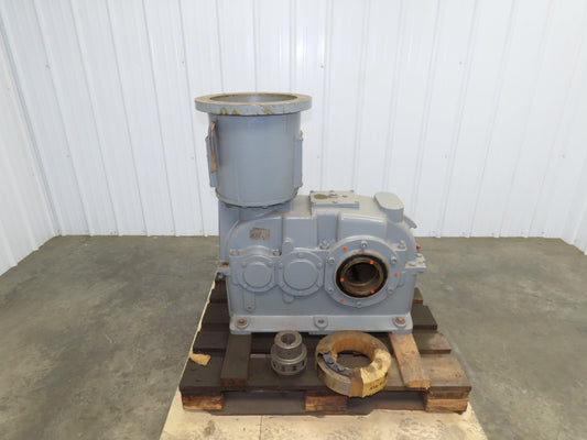 Flender KZA 225 Helical Gear Drive 85.97 Gearbox Reducer 21rpm 30Hp Hollow Shaft