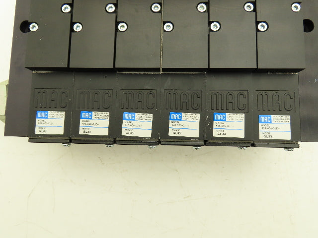 MAC 93A-000-CJD Manifold Assembly 6 Valve Prewired with Plug