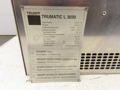 Huttinger Elektronik 461164 RF Power Output Amplifier 18kW from Trumpf TLF 3000