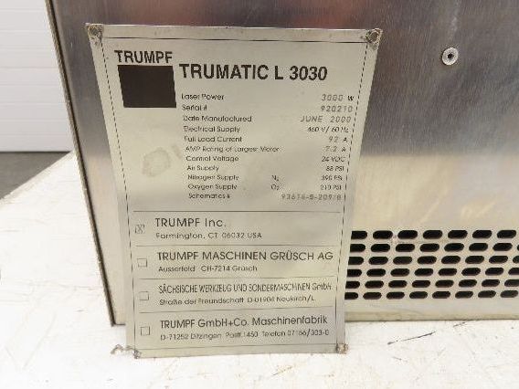 Huttinger Elektronik 461164 RF Power Output Amplifier 18kW from Trumpf TLF 3000