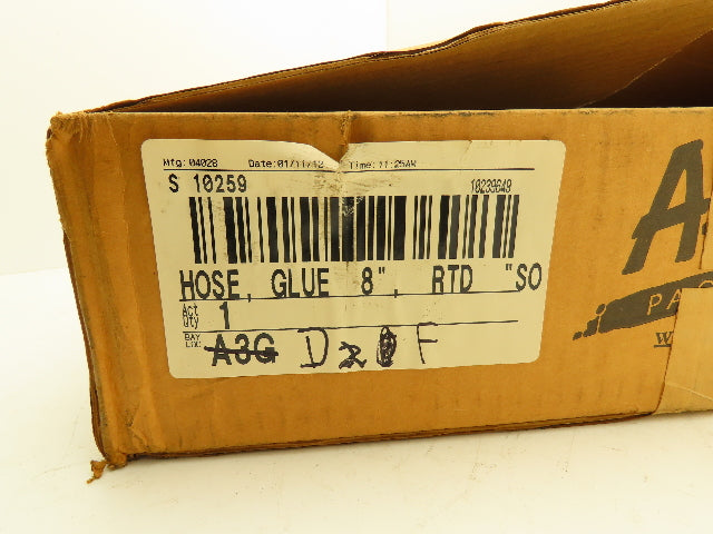 Astro Packaging 26703-08-N Hot Melt Glue 8' Hose 240V 240W Braided Cover #6 Core