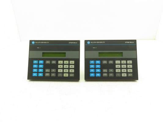 Allen Bradley 2707-M485P3 DTAM Micro HMI Operator Interface Module Lot of 2