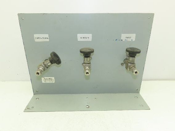 Concoa 6242412 Laser Gas Supply Regulator Panel Helium Nitrogen Carbon Dioxide